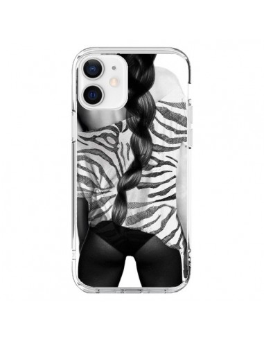 Coque iPhone 12 et 12 Pro Femme Zebre - Jenny Liz Rome