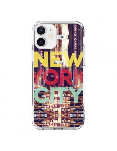 Coque iPhone 12 et 12 Pro New York City Buildings - Javier Martinez