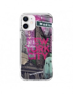 iPhone 12 and 12 Pro Case New York City Pink - Javier...