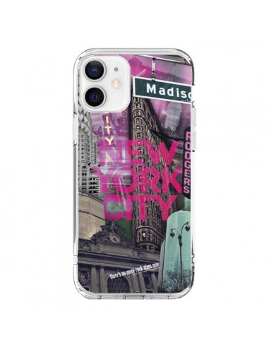 iPhone 12 and 12 Pro Case New York City Pink - Javier Martinez