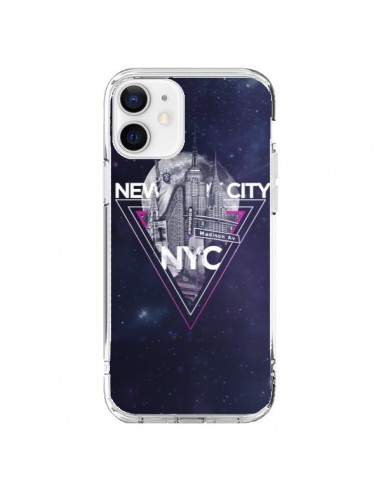 Cover iPhone 12 e 12 Pro New York City Triangolo Rosa - Javier Martinez