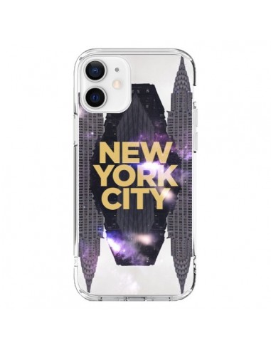 Coque iPhone 12 et 12 Pro New York City Orange - Javier Martinez