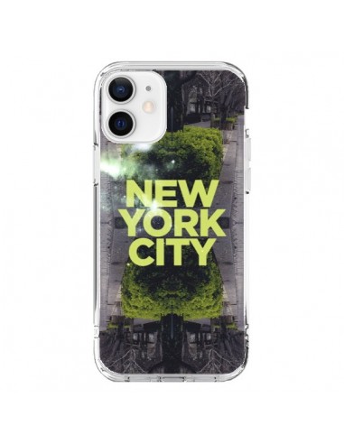 Coque iPhone 12 et 12 Pro New York City Vert - Javier Martinez