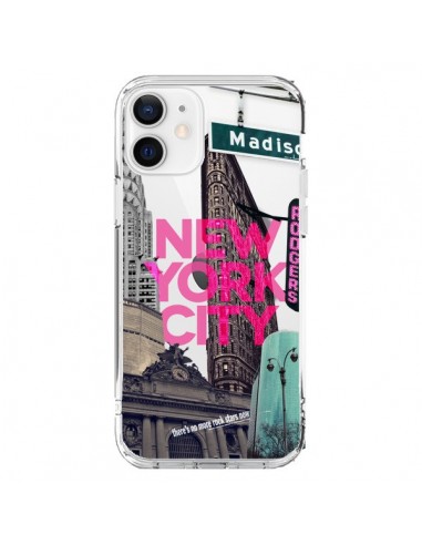 Coque iPhone 12 et 12 Pro New Yorck City NYC Transparente - Javier Martinez