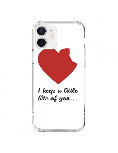 Coque iPhone 12 et 12 Pro I Keep a little bite of you Coeur Love Amour - Julien Martinez