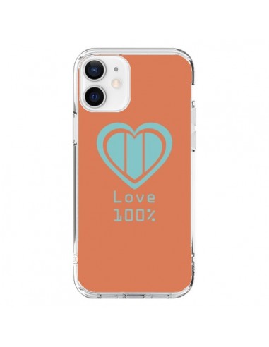 Coque iPhone 12 et 12 Pro Love 100% Coeur Amour - Julien Martinez