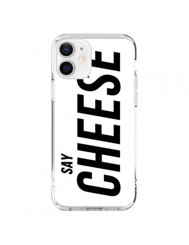 Coque iPhone 12 et 12 Pro Say Cheese Smile Blanc - Jonathan Perez