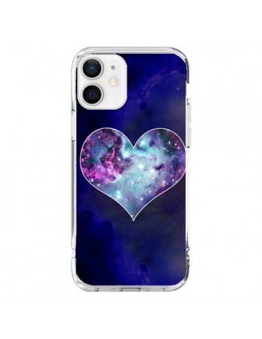 Coque iPhone 12 et 12 Pro Nebula Heart Coeur Galaxie - Jonathan Perez