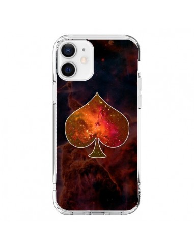 Coque iPhone 12 et 12 Pro Nebula Spade Pique Galaxie - Jonathan Perez