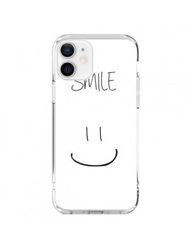 Coque iPhone 12 et 12 Pro Smile Souriez en Blanc - Jonathan Perez