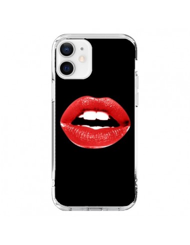 Coque iPhone 12 et 12 Pro Lèvres Rouges - Jonathan Perez