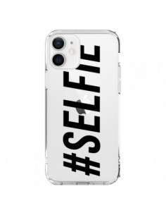 Coque iPhone 12 et 12 Pro Hashtag Selfie Transparente -...
