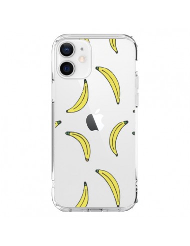 Coque iPhone 12 et 12 Pro Bananes Bananas Fruit Transparente - Dricia Do