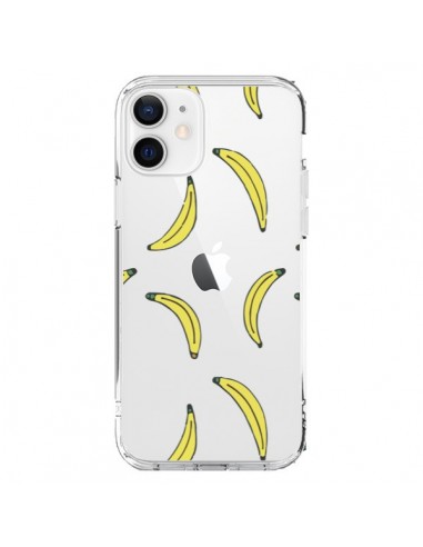 Cover iPhone 12 e 12 Pro Banana Frutta Trasparente - Dricia Do