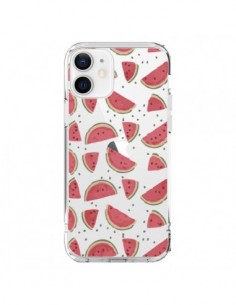 Coque iPhone 12 et 12 Pro Pasteques Watermelon Fruit...