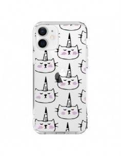 Coque iPhone 12 et 12 Pro Licorne Unicorn Dessin...