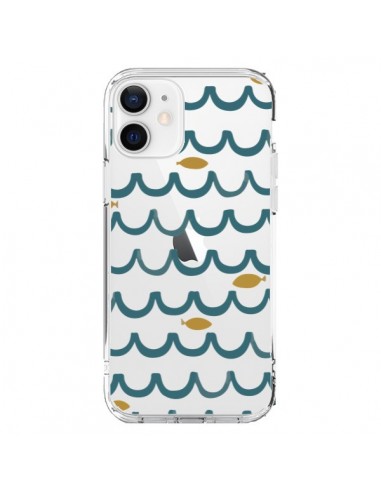 Coque iPhone 12 et 12 Pro Poisson Fish Water Transparente - Dricia Do