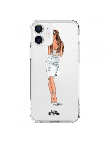 Cover iPhone 12 e 12 Pro Ice Queen Ariana Grande Cantante Trasparente - kateillustrate