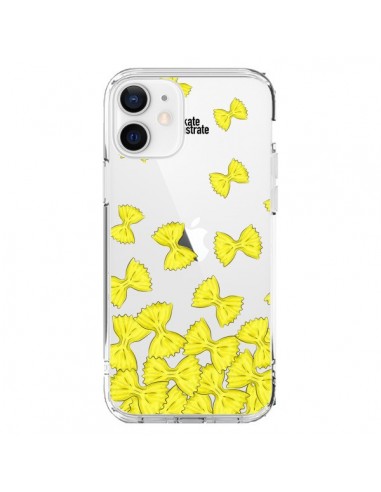 Coque iPhone 12 et 12 Pro Italian Pasta Pates Italiennes Transparente - kateillustrate