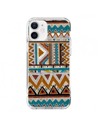 iPhone 12 and 12 Pro Case Aztec Green Brown - Kris Tate