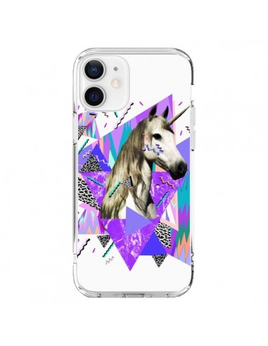 Coque iPhone 12 et 12 Pro Licorne Unicorn Azteque - Kris Tate