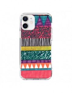 Coque iPhone 12 et 12 Pro Azteque Dessin - Kris Tate
