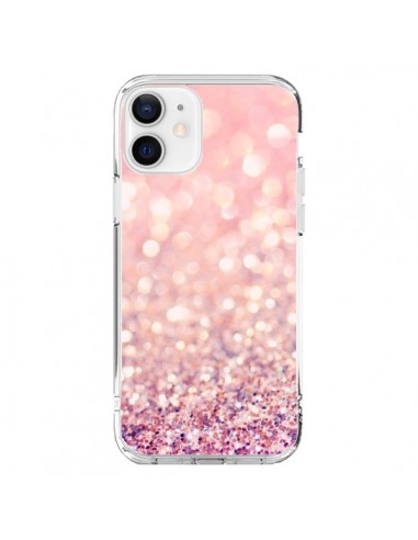 Coque iPhone 12 et 12 Pro Paillettes Blush - Lisa Argyropoulos