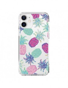 iPhone 12 and 12 Pro Case Ananas Fruit Summer Clear -...