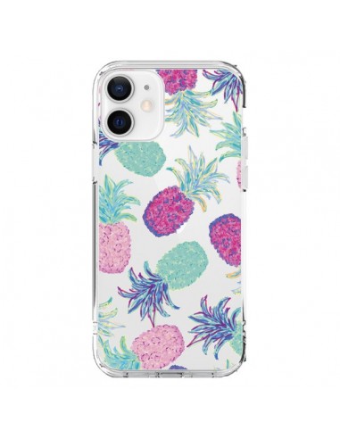 iPhone 12 and 12 Pro Case Ananas Fruit Summer Clear - Lisa Argyropoulos