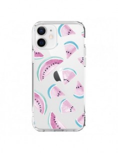 Coque iPhone 12 et 12 Pro Pasteque Watermelon Fruit Ete...