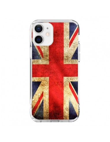 Coque iPhone 12 et 12 Pro Drapeau Angleterre Anglais UK - Laetitia