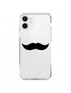 Cover iPhone 12 e 12 Pro Baffi Movember Trasparente -...