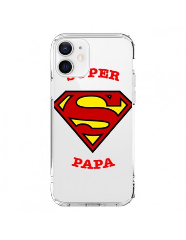 Cover iPhone 12 e 12 Pro Super Papà Trasparente - Laetitia