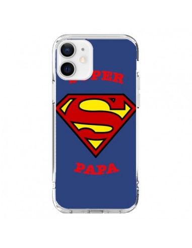 Coque iPhone 12 et 12 Pro Super Papa Superman - Laetitia