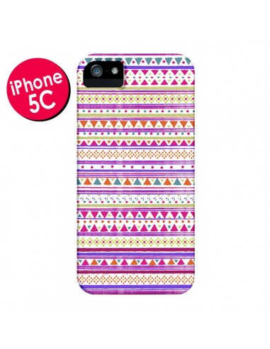 Coque Bandana Rose Azteque pour iPhone 5C - Monica Martinez