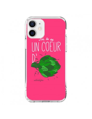 Coque iPhone 12 et 12 Pro Toi tu as un coeur d'artichaut - Leellouebrigitte