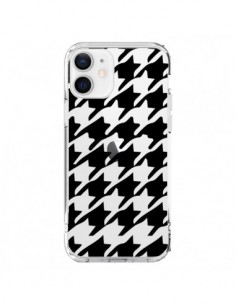 iPhone 12 and 12 Pro Case Vichy Gros Carre Black Clear -...