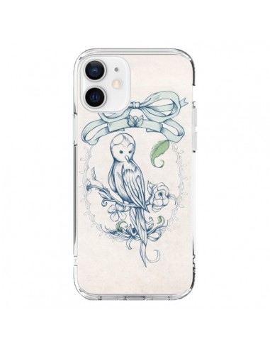 Coque iPhone 12 et 12 Pro Bird Oiseau Mignon Vintage - Lassana