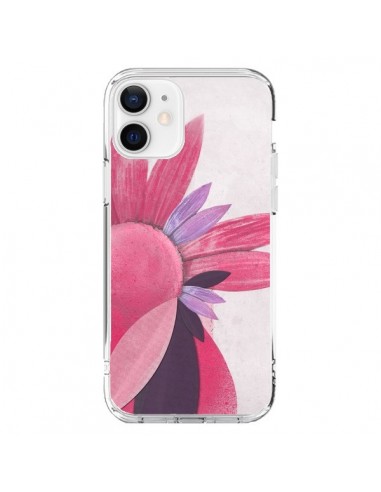 iPhone 12 and 12 Pro Case Flowers Pink - Lassana