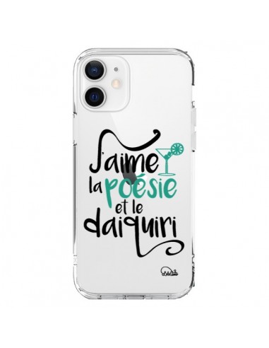 iPhone 12 and 12 Pro Case J'aime la poésie e le daiquiri Clear - Lolo Santo