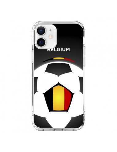 Coque iPhone 12 et 12 Pro Belgique Ballon Football - Madotta