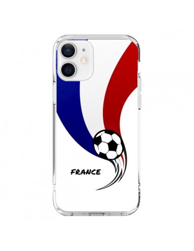 Coque iPhone 12 et 12 Pro Equipe France Ballon Football - Madotta