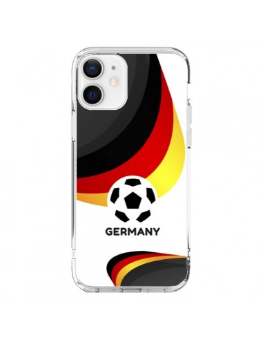Coque iPhone 12 et 12 Pro Equipe Allemagne Football - Madotta