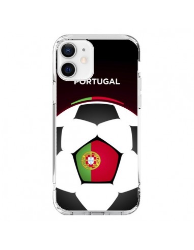 Coque iPhone 12 et 12 Pro Portugal Ballon Football - Madotta