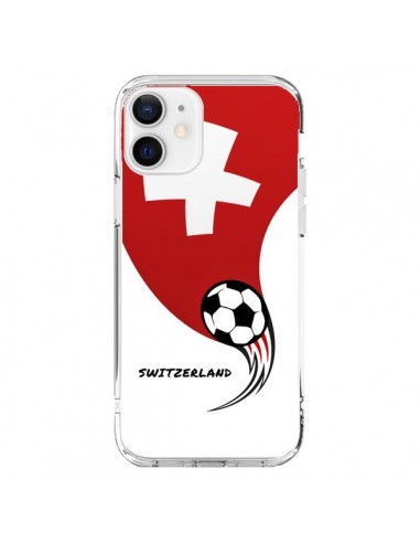 Coque iPhone 12 et 12 Pro Equipe Suisse Switzerland Football - Madotta