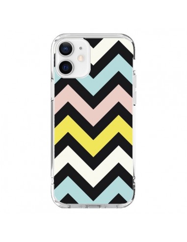 Coque iPhone 12 et 12 Pro Azteque Chevron Sunny - Mary Nesrala