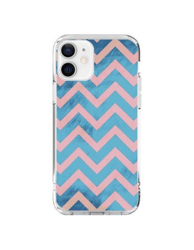 Coque iPhone 12 et 12 Pro Azteque Chevron Sunset - Mary Nesrala