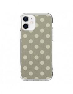 iPhone 12 and 12 Pro Case Polka Polka Camel - Mary Nesrala