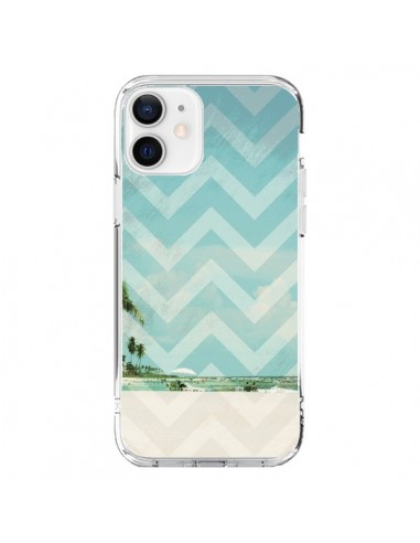 Coque iPhone 12 et 12 Pro Chevron Beach Dreams Triangle Azteque - Mary Nesrala