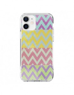 Coque iPhone 12 et 12 Pro Chevron Summer Triangle Azteque...